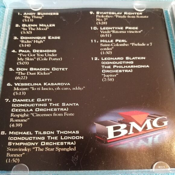 Inmusic select tracks BMG jazz/classical CD - Picture 3 of 5